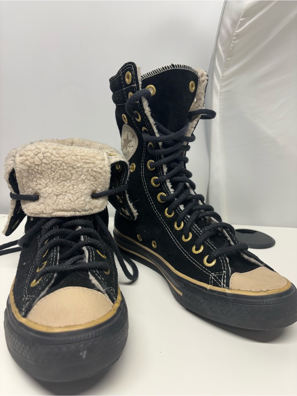 Converse Chuck Taylor All Star winter boots Men 4.5, Woman 6.5 Convertible 9in - Picture 3 of 6